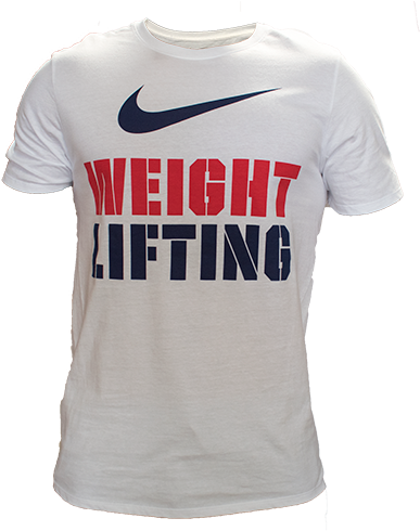 Nike Weightlifting Shirt - Weight Lifting The Word (500x500), Png Download