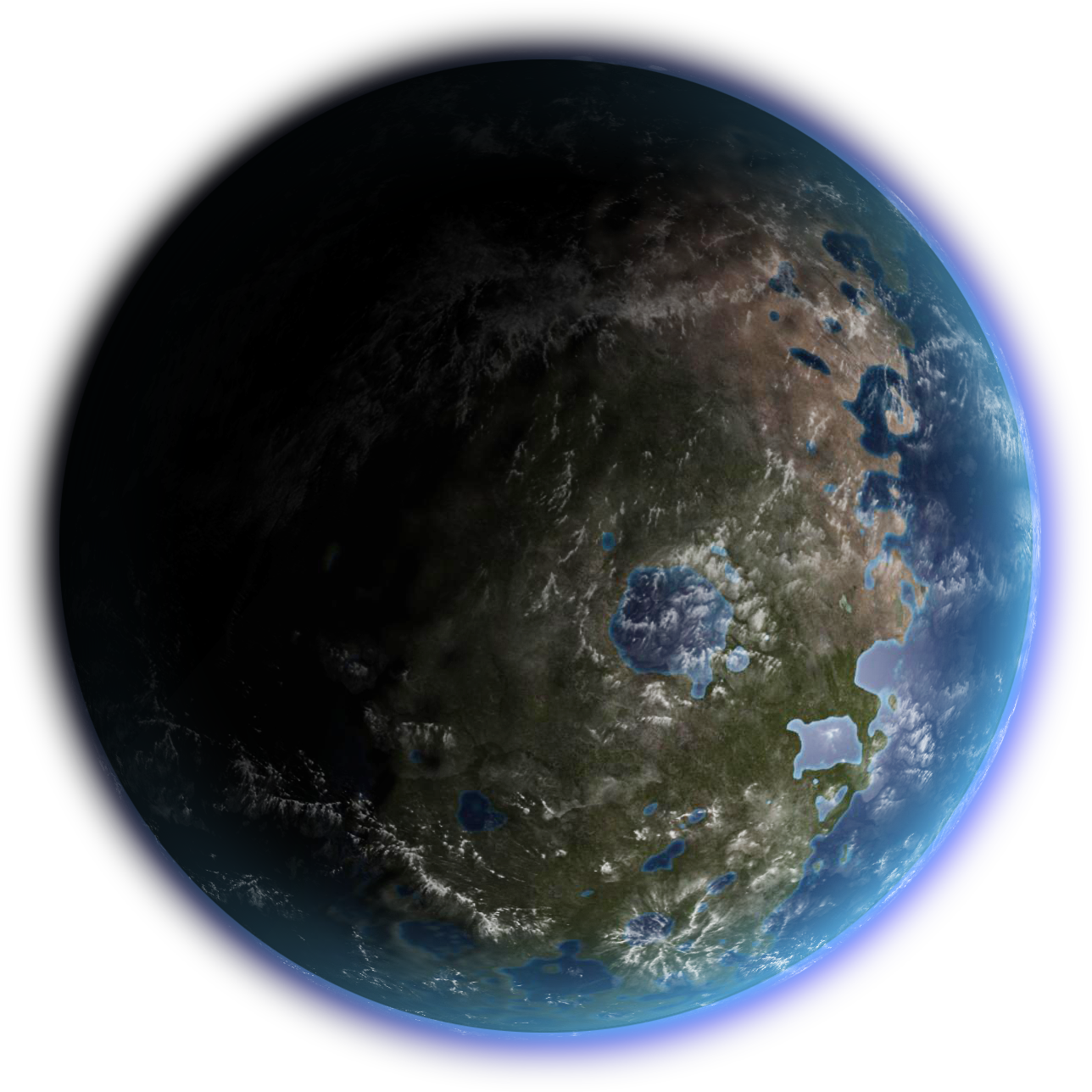 File - Terraformedmoon - July 25 (1288x1288), Png Download