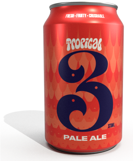 3 Ravens Tropical Pale Ale (449x570), Png Download