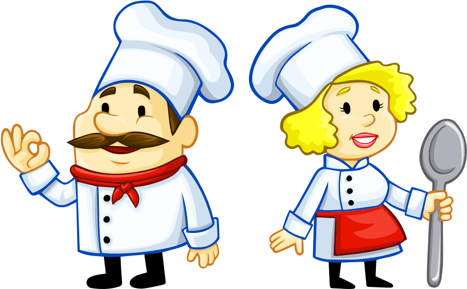Chef Cook Vector Png Image - Cook Png (982x664), Png Download