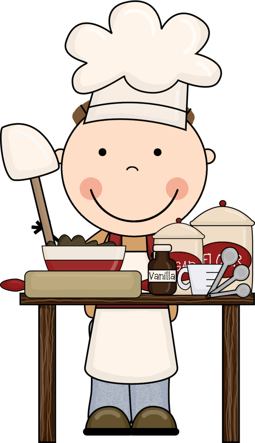 Cooking Clipart - Cooking Class Clip Art (830x1443), Png Download