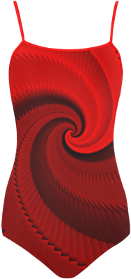 Red Rose Dragon Scales Spiral Strap Swimsuit - Cache Coeur Womens One Piece Swimsuits Passion (500x500), Png Download
