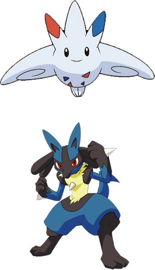 Lucario And Togekiss I Even Worked Hard In Getting - Pokemon Lucario (309x537), Png Download