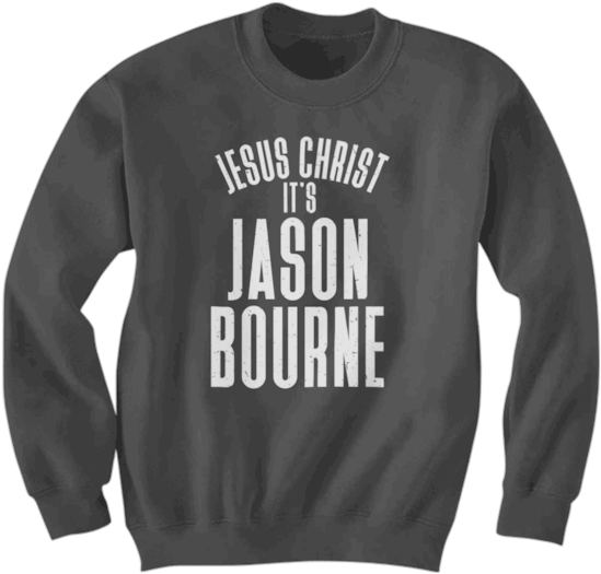 Jesus Christ, It's Jason Bourne - Drake Sweatshirt (600x600), Png Download
