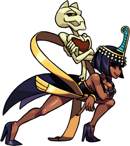 Scarlet Ladies - Skullgirls Eliza (425x479), Png Download