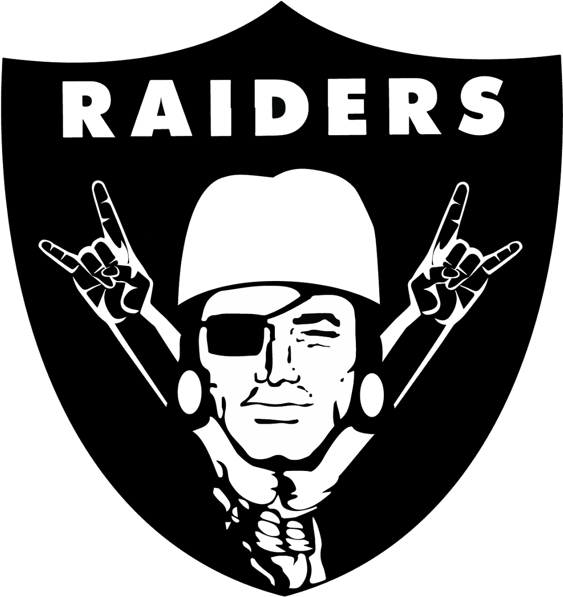 Oakland Raiders - Dallas Cowboys And Oakland Raiders (1600x1600), Png Download