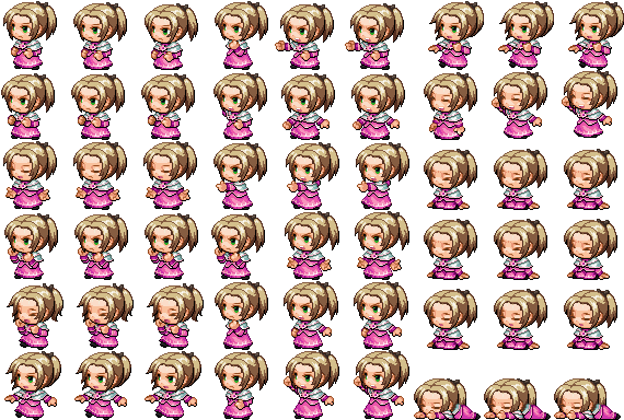 Ff7 Aerith Zps9b5v41 - Rpg Mv Resources Final Fantasy (576x384), Png Download