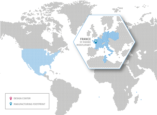 Saint Pierre Montlimart - Contours Of World Map (528x409), Png Download