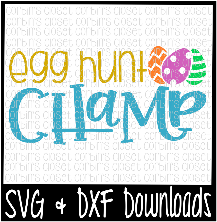 Easter Svg * Easter Egg Svg * Egg Hunt Champ Cut File - My Siblings Have Paws Svg (1400x932), Png Download