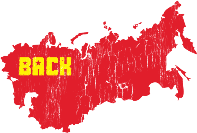 Beatles Tees - Russia Map Design (768x1024), Png Download