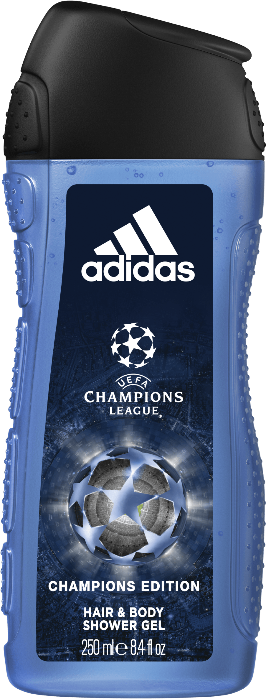 Uefa Champions League Champions Edition 2in1 Hair And - Adidas Ice Dive Shower Gel (2500x2500), Png Download