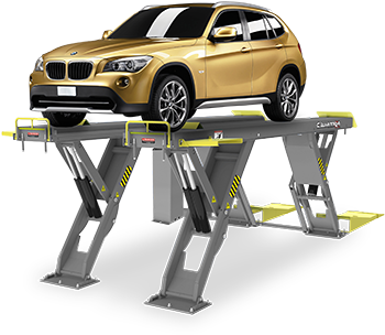 El Xr-12000 Es Un Elevador Vertical Tipo Tijera Y Nos - Bendpak Quatra Xr-12000 Vertical Scissor Lift (349x349), Png Download