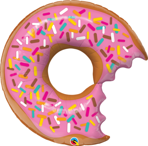 Balloon Foil - Donut Balloon (480x473), Png Download