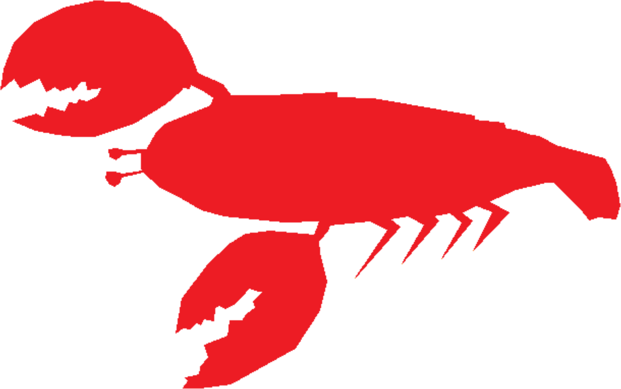 Lobster Trap Drawing Crayfish - Clip Art Lobster (540x340), Png Download