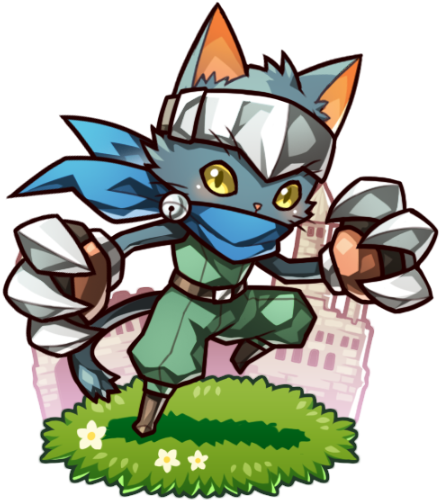 Nail Cat Black - Cat (1024x1024), Png Download