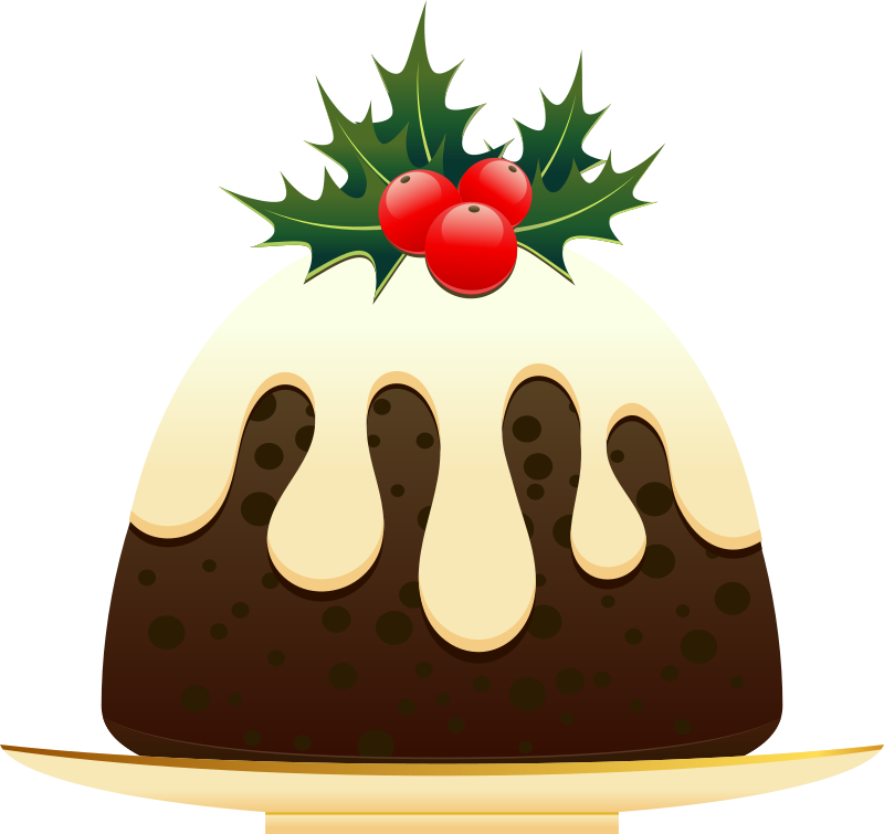 Clipart - Clip Art Christmas Pudding (800x755), Png Download