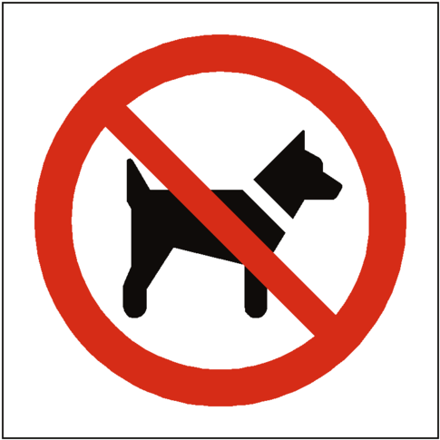 No Dogs Symbol Sign - No Dogs Sign (600x600), Png Download