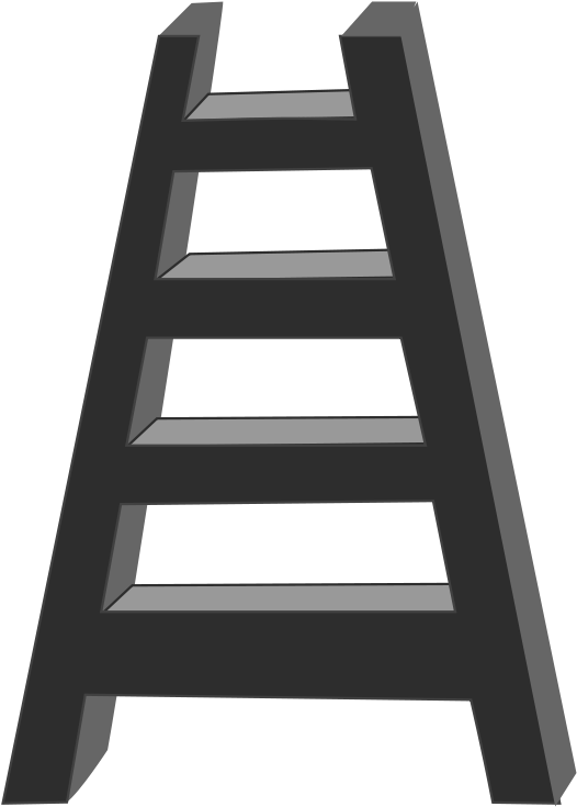 Ladder, Tool, Carpentry, Up, Stairs - Ladder Clip Art Png (458x640), Png Download