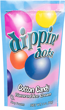 Dippin Dots Cotton Candy - Dippin Dots (500x500), Png Download