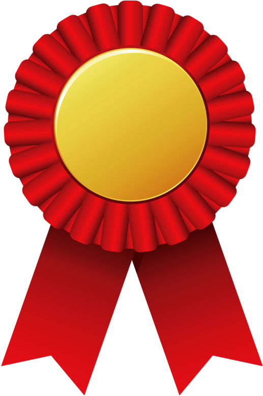 Medal Clipart Diploma - Rosette Clipart (572x800), Png Download
