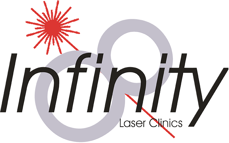 Infinity Laser Clinics Logo Medium Png White Shadow - Tattoo Removal (736x460), Png Download