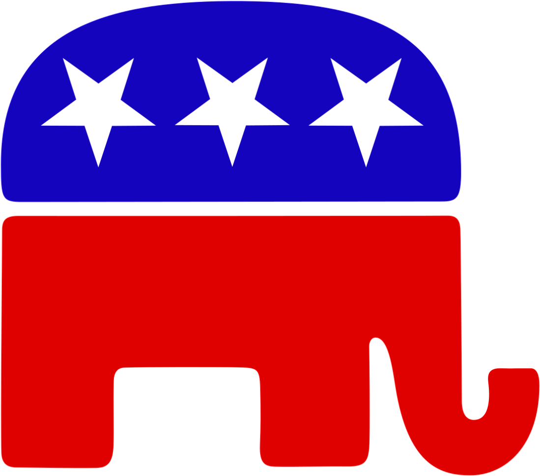 Pentagram Clipart Upside Down - Republican Clipart (600x521), Png Download