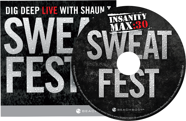 Insanity Max - 30<sup>™</sup> - Sweat Fest From Insanity Max: 30 Fitness Dvd Cardio (930x960), Png Download