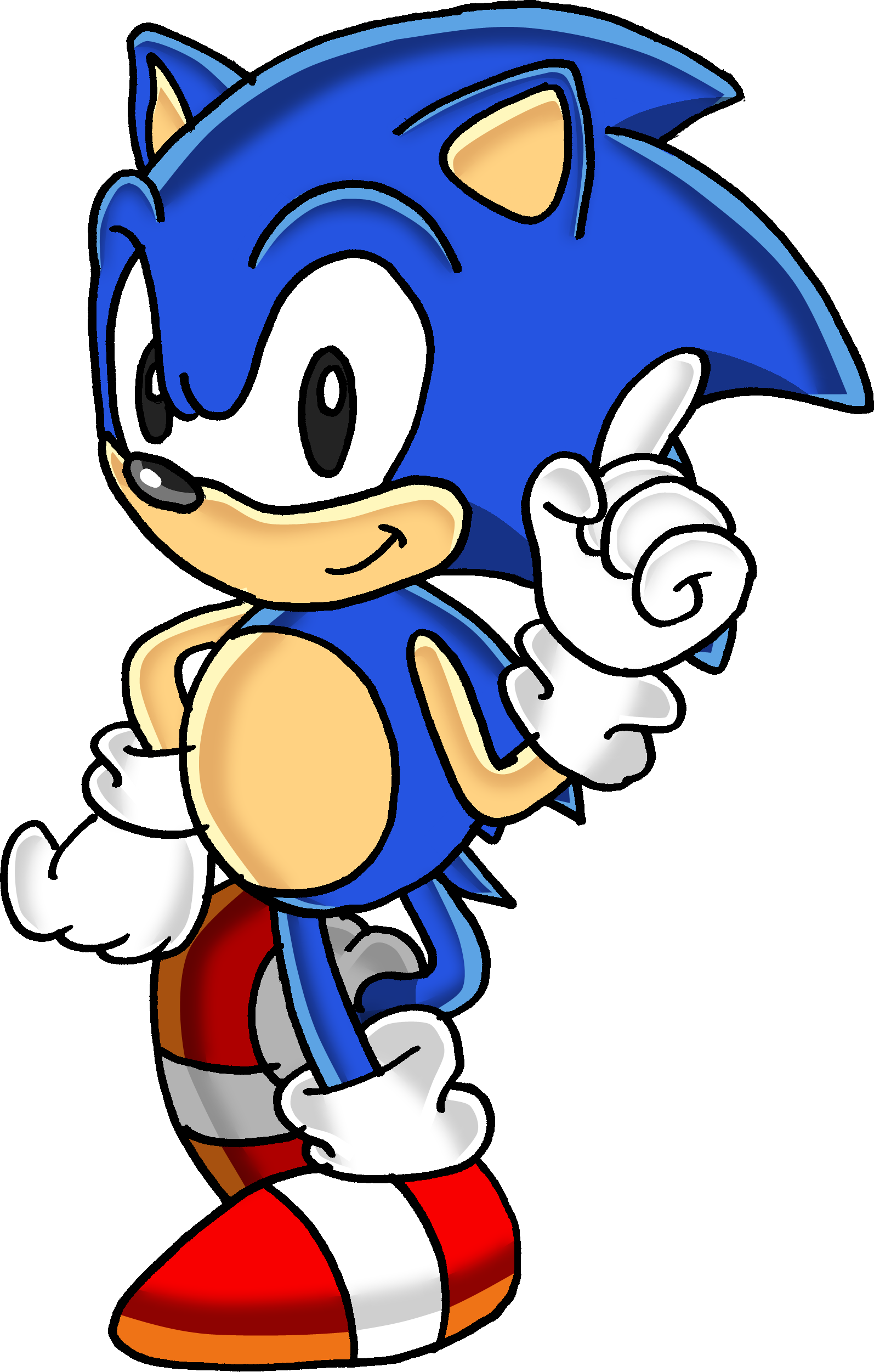 Download Classic Sonic The Hedgehog Png - Sonic Adventure Art Style ...