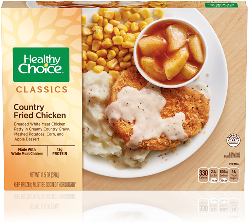 Country Fried Chicken - Healthy Choice Meals (500x500), Png Download
