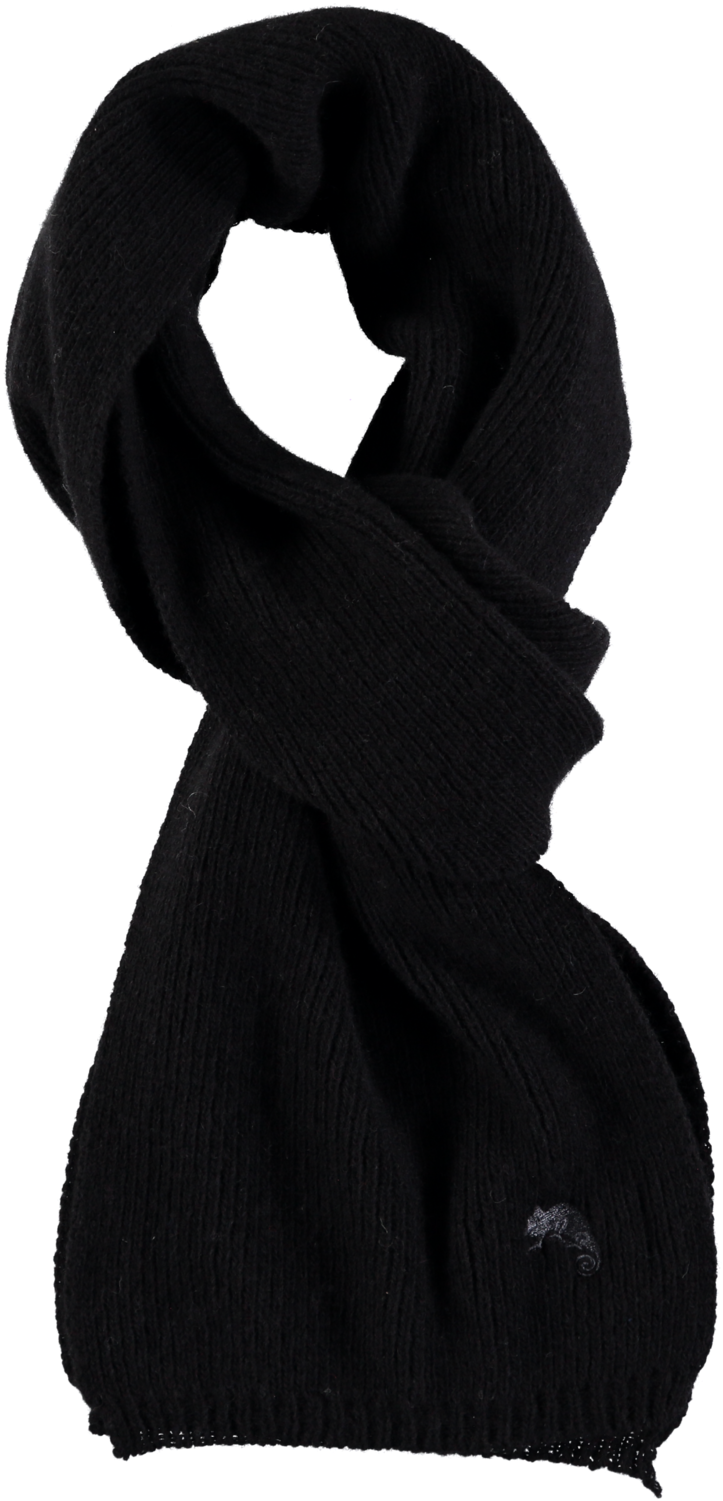 Black 100% Merino Scarf (1500x1500), Png Download