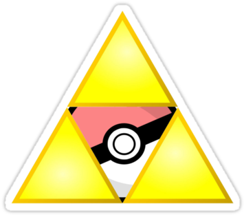 Zelda Triforce &quot - Triforce (375x360), Png Download