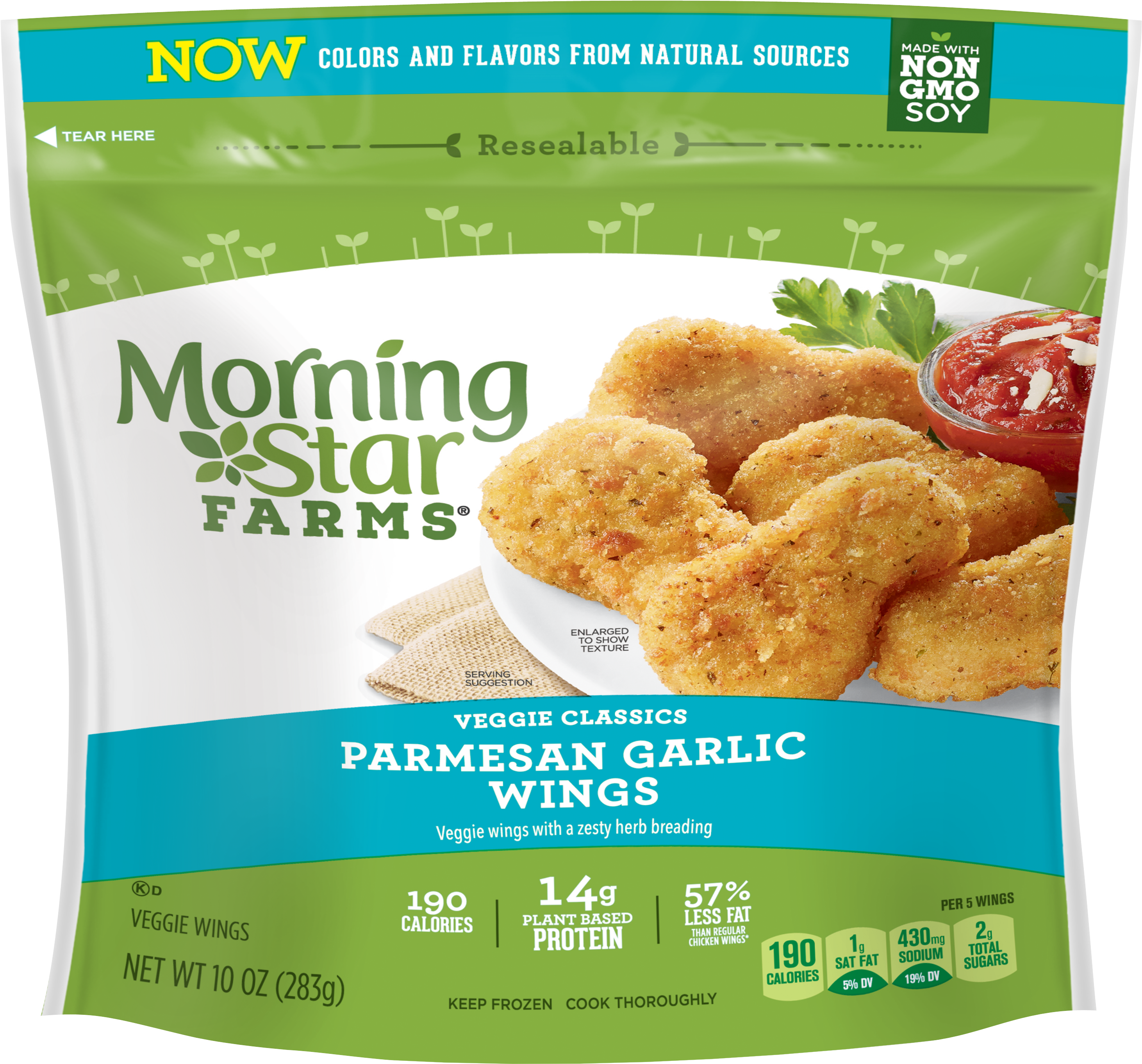 Parmesan Garlic Wings - Morningstar Chicken Nuggets (3000x3000), Png Download