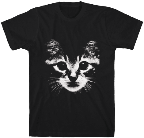 Cat Face Mens T-shirt - Do You Like Meow? (grey Tank) (484x484), Png Download