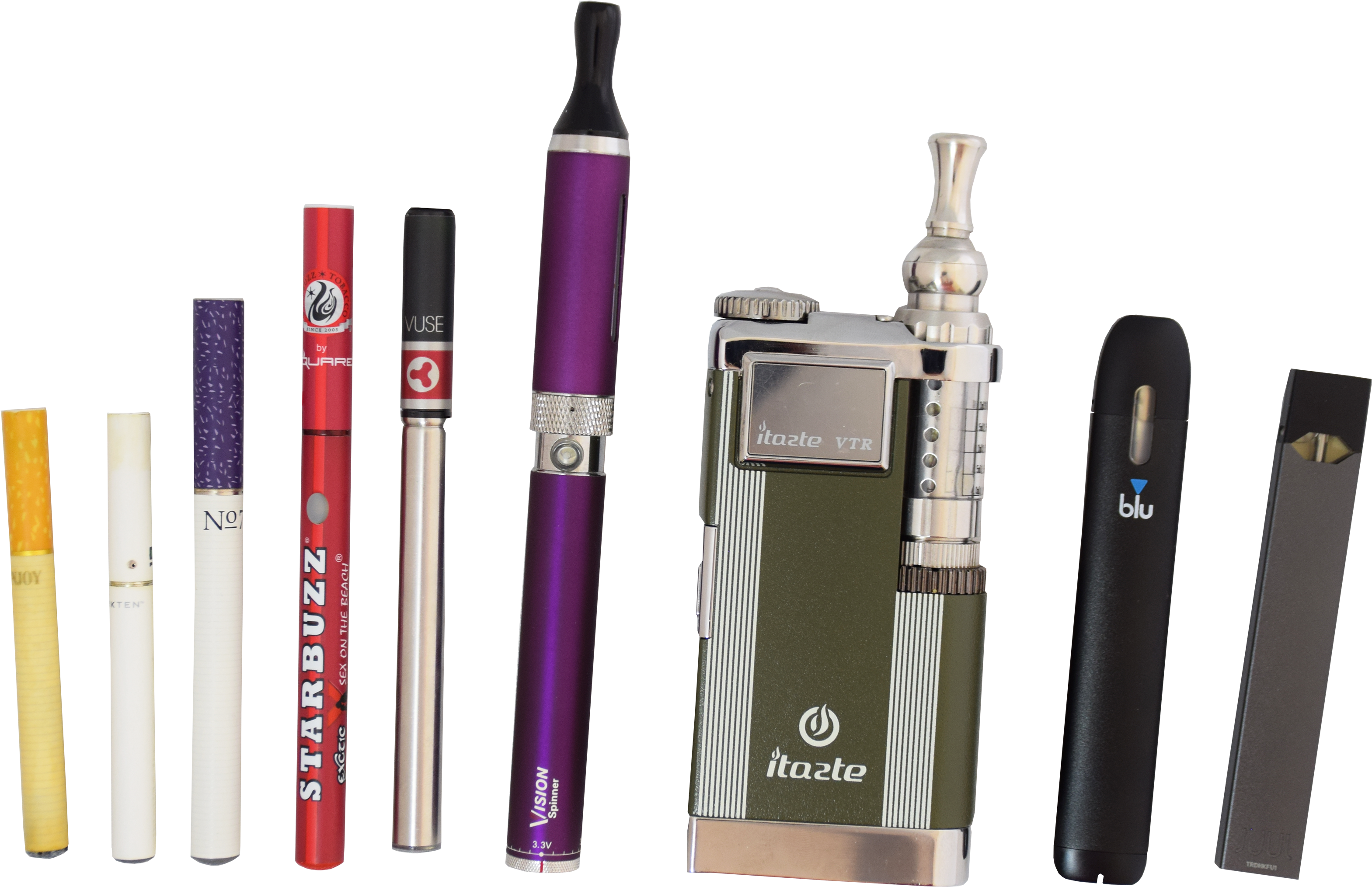 Image Of E-cigarettes And Other Vaping Products - E Cigs (3600x2317), Png Download
