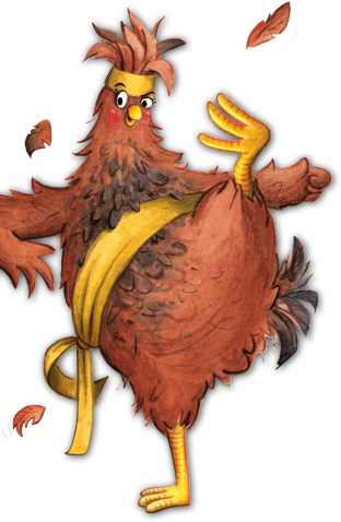 Danger Chicken (312x478), Png Download