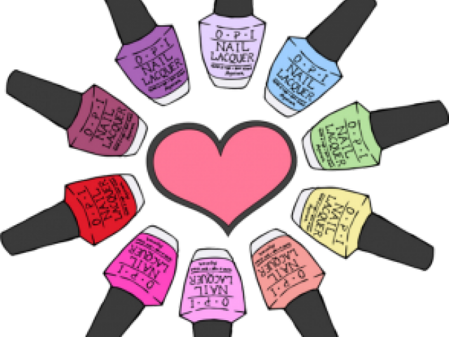 Nail Polish Clipart Nail Tech - Manicure Clipart (640x480), Png Download