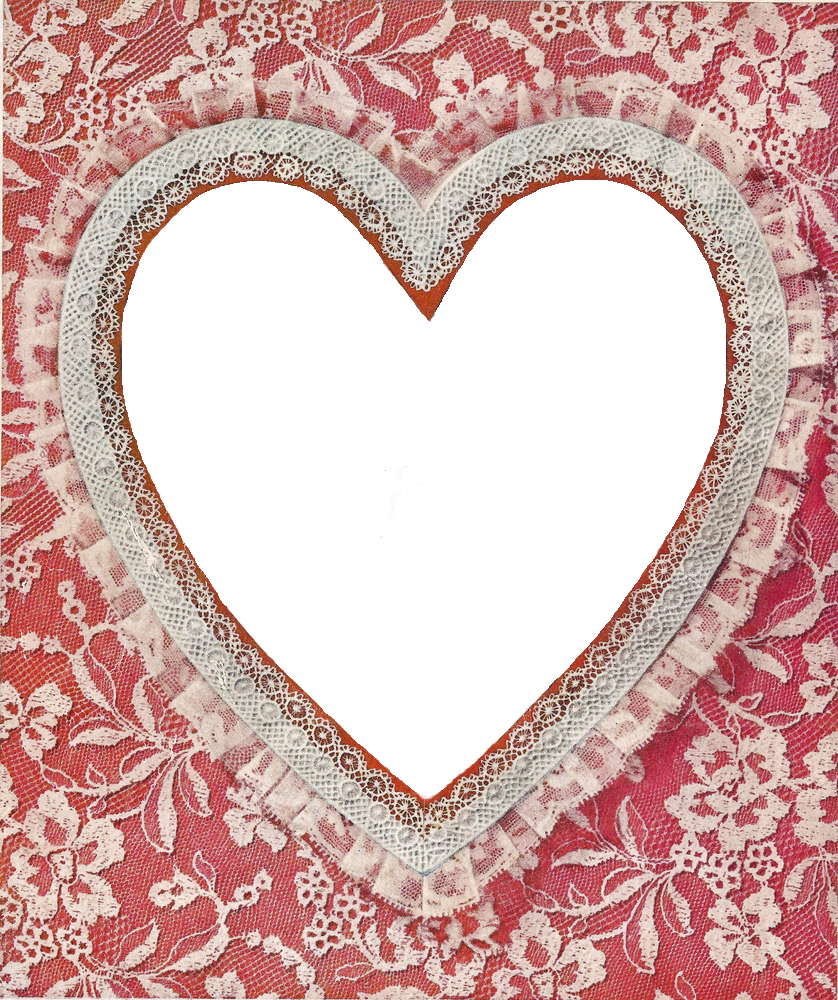 Leaping Frog Designs - Vintage Heart Frame Png (838x1000), Png Download