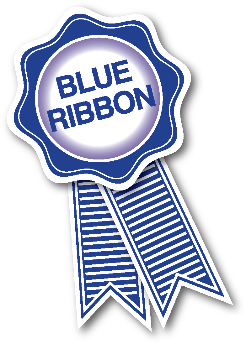 Blue-ribbon - Blue Ribbon Trinidad (1275x1650), Png Download