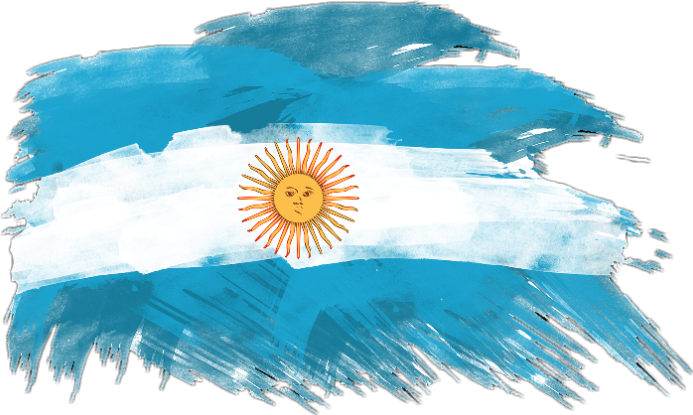 Bandera Argentina Sin Sol (693x415), Png Download