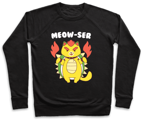 Meow-ser Bowser Pullover - Pennywise X Mr Babadook (484x484), Png Download