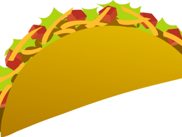 Taco Clipart One - Taco Clipart Png (640x480), Png Download