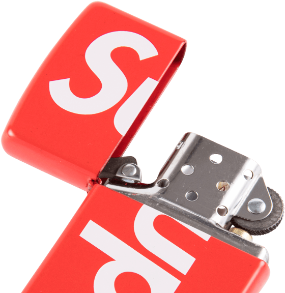 Supreme Zippo Ss18 (1000x600), Png Download