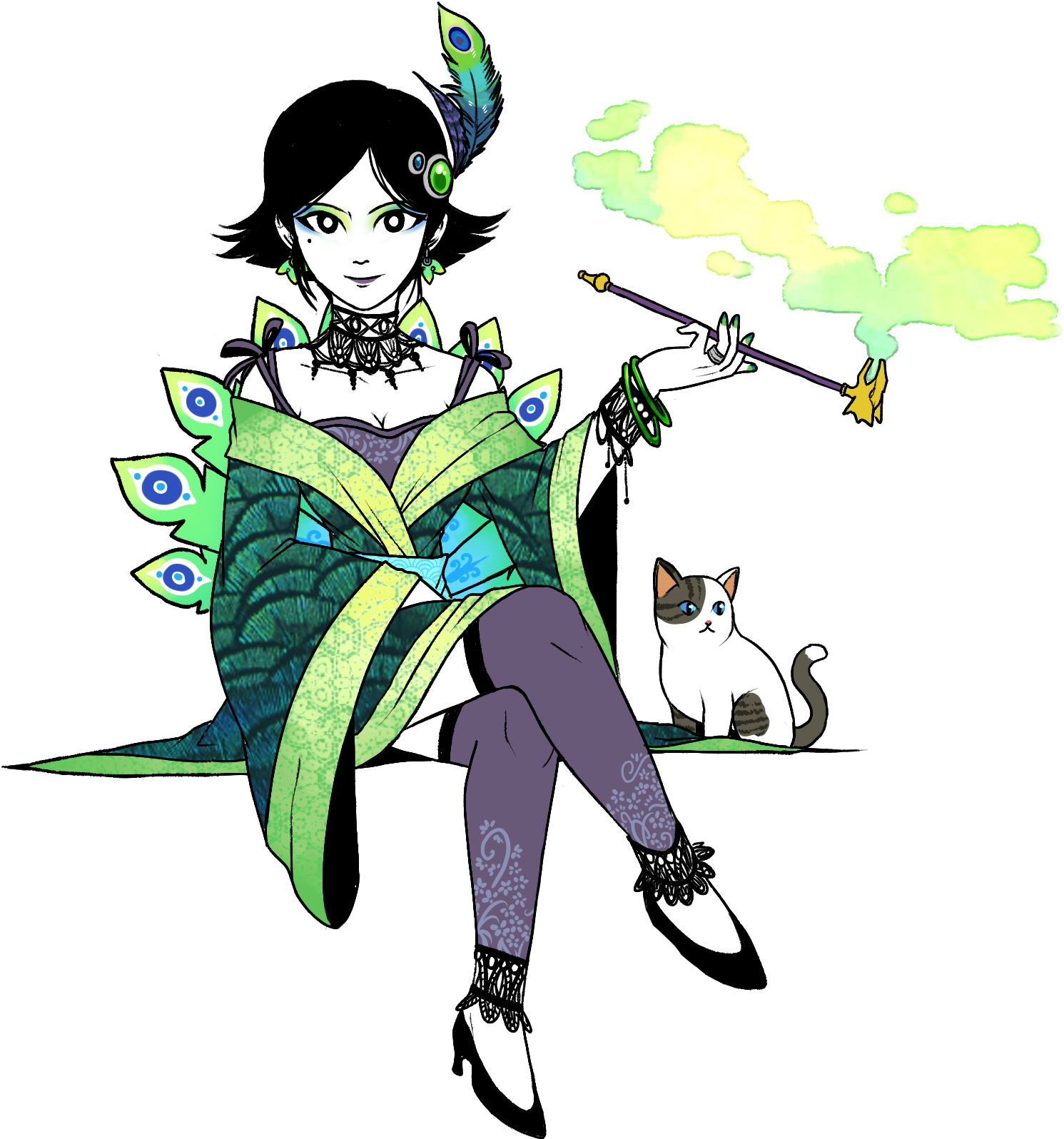 Here Is Felicity, The Mistress Of Mystery - Cartoon (1680x1724), Png Download