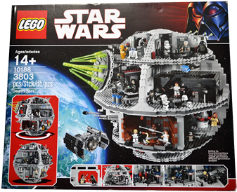 Cloud Zoom Small Image - Lego Star Wars Death Star 10188 (341x388), Png Download