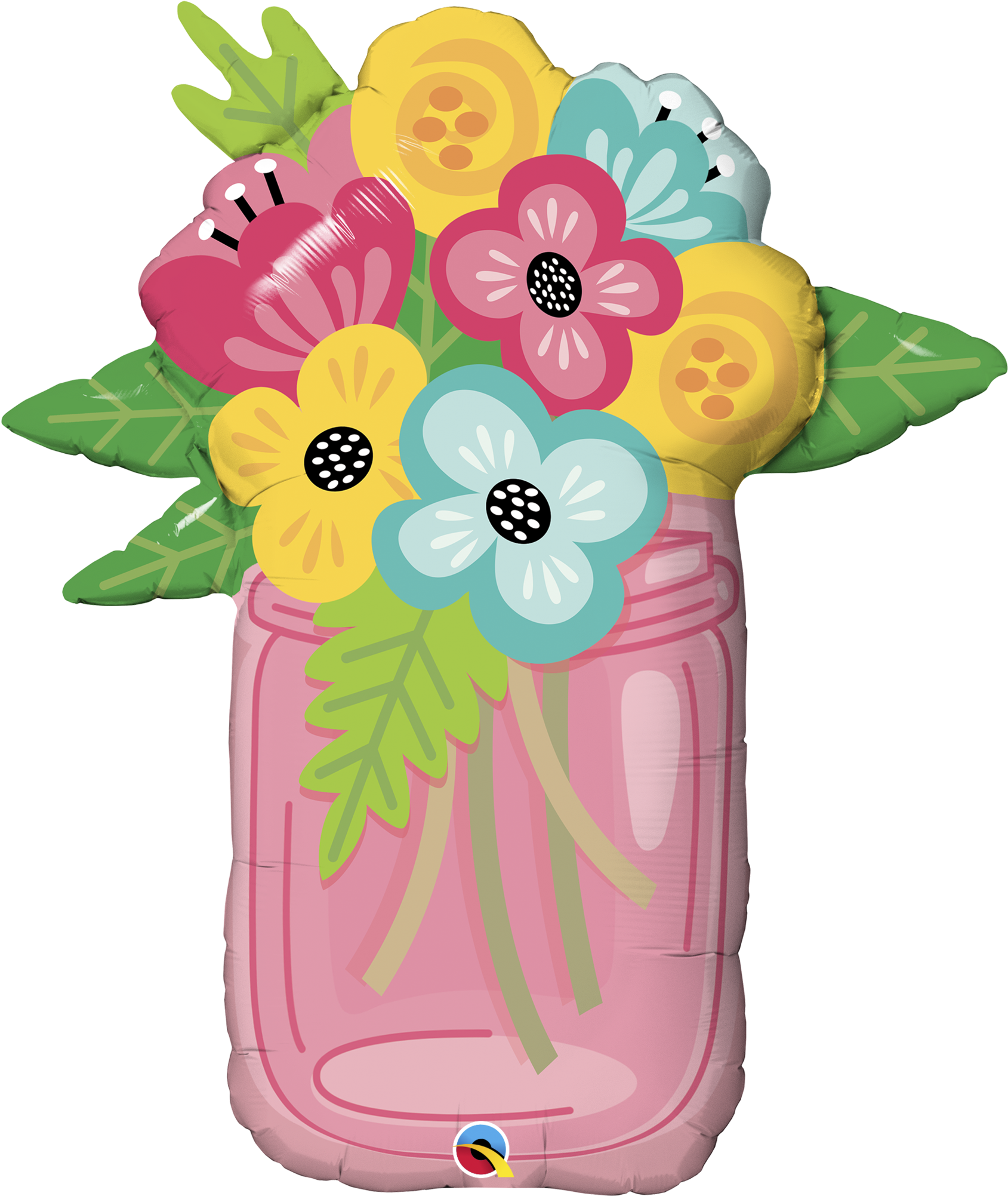 36 - Qualatex Mothers Day Balloon Bouquets (1691x2048), Png Download