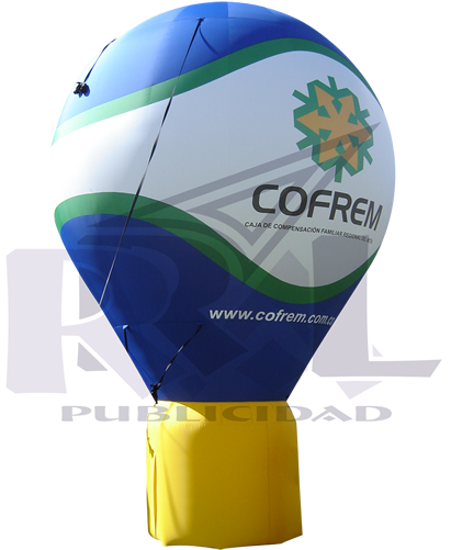 Globoinflablecofem - Hot Air Balloon (730x700), Png Download