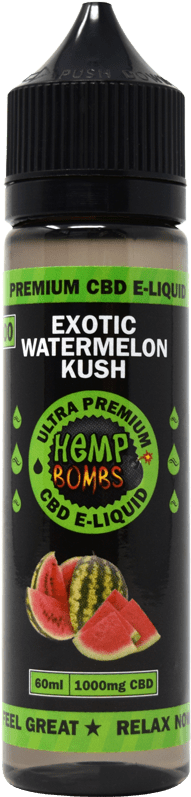 1000mg Cbd E-liquid Exotic Watermelon Kush - E Juice Sandia (800x800), Png Download