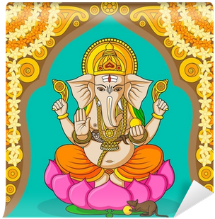 Mural Ganesh (400x400), Png Download