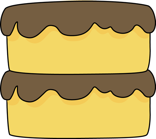 Chocolate Cake Clipart Butter Cake - Layer Of Cake Clip Art (500x446), Png Download