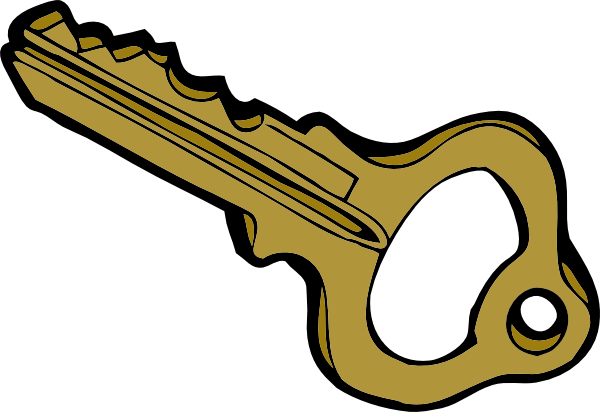 Key Clipart Png - Clipart Picture Of A Key (600x412), Png Download